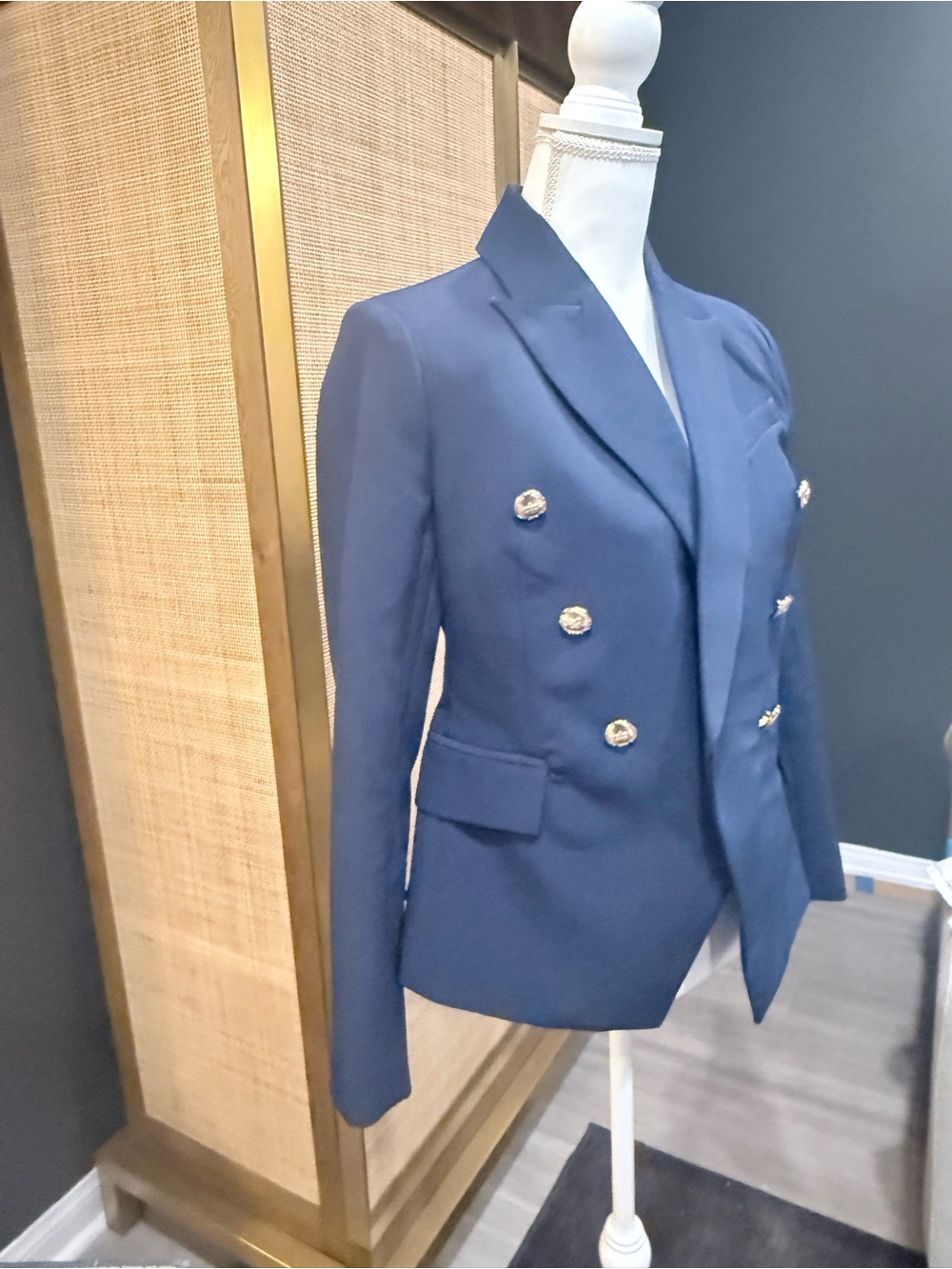Walter Baker BNWOT Size S,
Double-Breasted Navy Women's Blazer